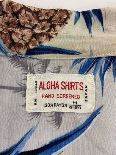 商品画像：パイナップル/ALOHA SHIRTS/アロハシャツ/M/レーヨン/マルチカラー// 3