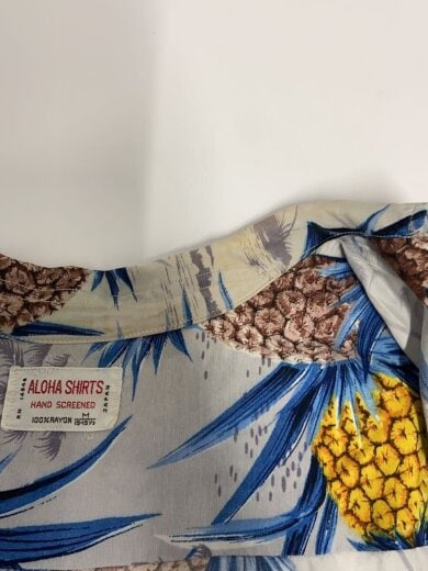 商品画像：パイナップル/ALOHA SHIRTS/アロハシャツ/M/レーヨン/マルチカラー// 4