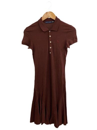 商品画像：ポニーポロシャツワンピース/XS/コットン/BRW// 1