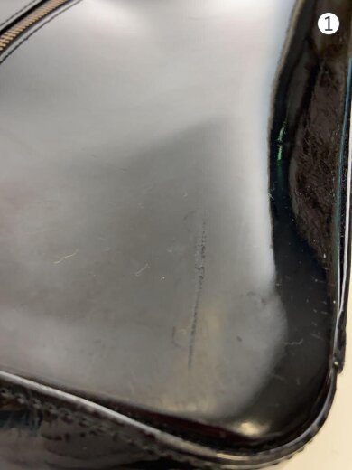 商品画像：ハンドバッグ/エナメル/BLK 7