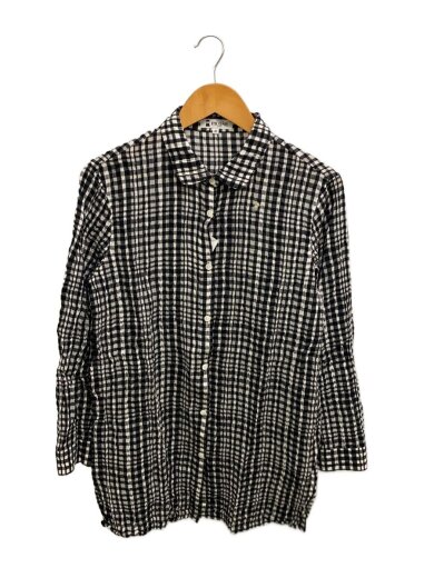 商品画像：2023年/シャツワンピース/40/コットン/BLK/ギンガムCK/P255502 1