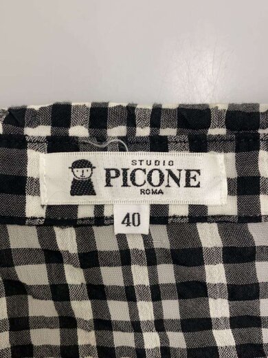 商品画像：2023年/シャツワンピース/40/コットン/BLK/ギンガムCK/P255502 3