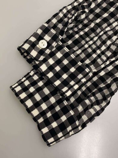 商品画像：2023年/シャツワンピース/40/コットン/BLK/ギンガムCK/P255502 5