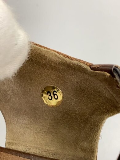 商品画像：バックストラップロゴ/スタッズサンダル/36/BRW// 5