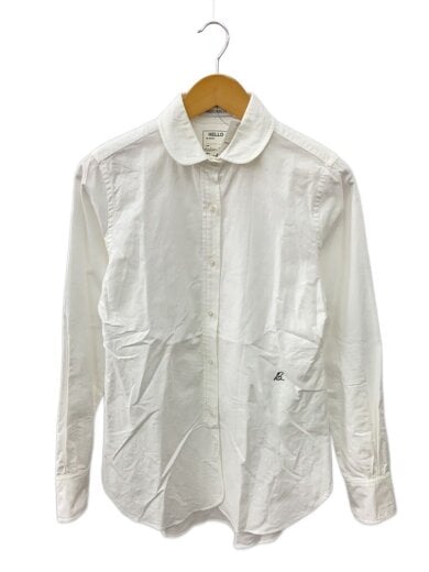 商品画像：長袖シャツ/2/コットン/WHT/無地/MB999-5011 1