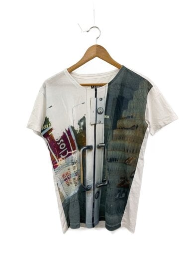 商品画像：Tシャツ/S/コットン/WHT/総柄/S32GC0303// 1