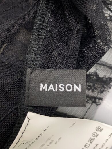 商品画像：半袖ブラウス/FREE/ナイロン/BLK/無地/21251415210/タグ付き// 3