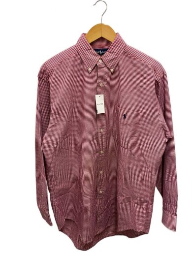 商品画像：BIG SHIRT/BDシャツ/長袖シャツ/S/コットン/RED/チェック 1