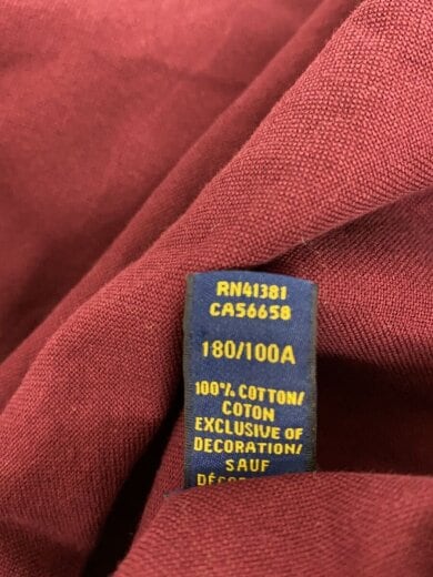 商品画像：現行/BDシャツ/CLASSIC FIT/長袖シャツ/L/コットン/BRD/無地 4