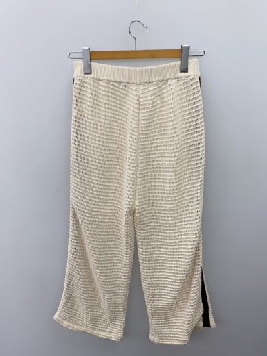 商品画像：メッシュ ライン ニット パンツ/ボトム/38/コットン/BEG/8614-105-0650 2