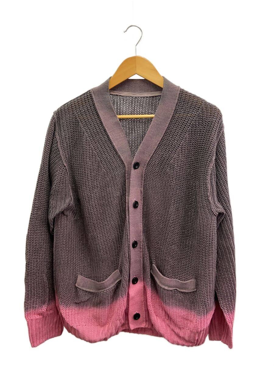 sacai / 25-03673M/カーディガン(薄手)/3/コットン/PNK/無地