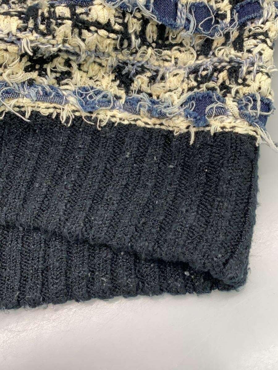 GRACE CONTINENTAL / ツイードジャケット/36/コットン/IDG/チェック/01211 03041-00/インディゴ