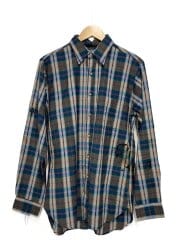 70s/SIR PENDLETON/長袖シャツ/M/ウール/GRY