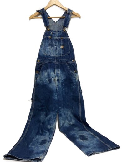 商品画像：60～70s/JELT DENIM/サンフェード/穴有/オーバーオール/--/デニム/IDG/無地// 1