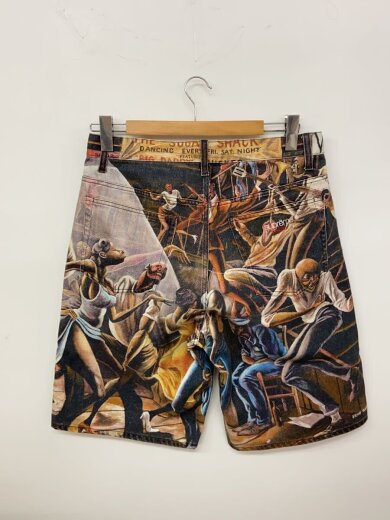 商品画像：25ss/Ernie Barnes Baggy Denim Short//30/デニム/マルチカラー/総柄 2