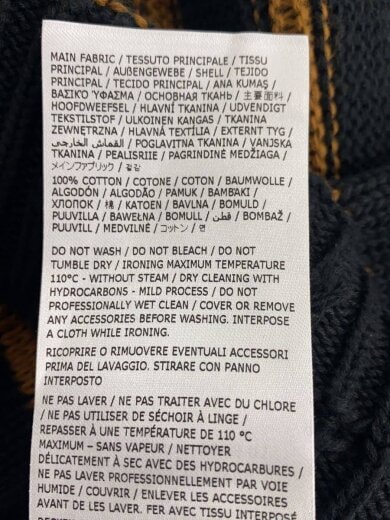 商品画像：25SS/カーディガン(厚手)/S/コットン/BLK/ボーダー/S52HP0025/ブラック 5