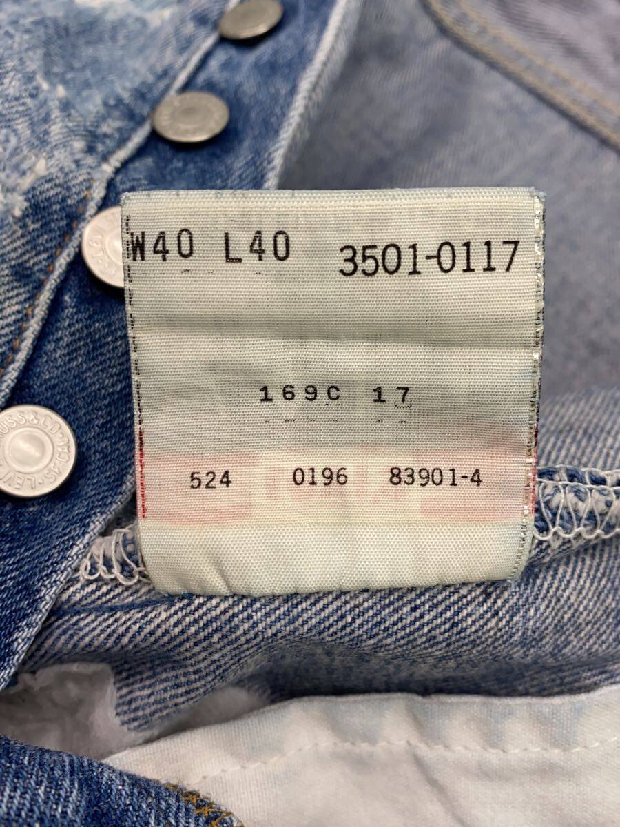 Levi’s / 90s/501/ボトム/40/デニム/IDG/3501-0117