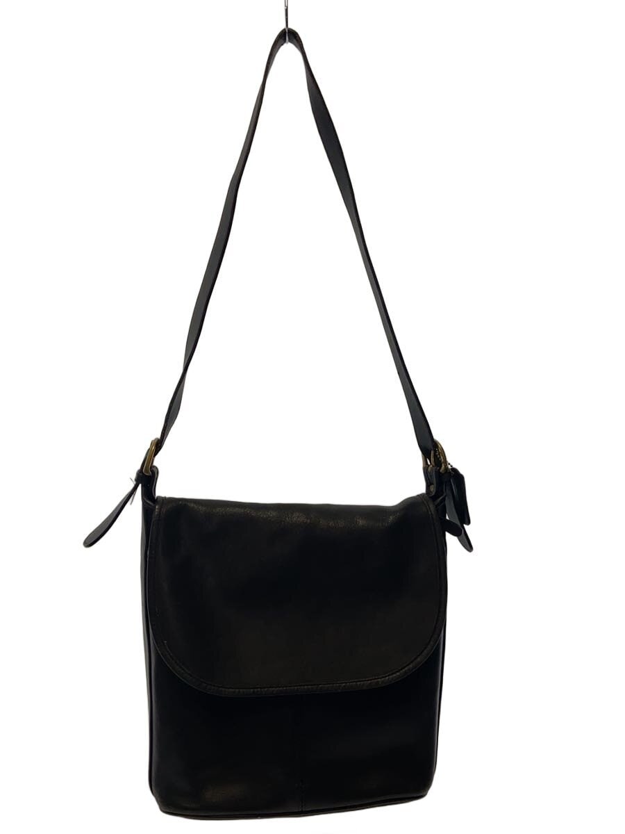 COACH / オールドコーチショルダーバッグ/レザー/BLK/4115