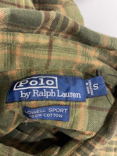 商品画像：LOWELL SPORT/長袖シャツ/S/コットン/KHK/チェック 3