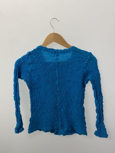 商品画像：シワカーディガン(薄手)/--/ポリエステル/BLU/FO303/ブルー 2