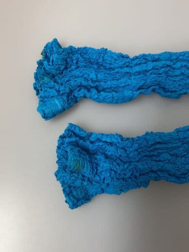 商品画像：シワカーディガン(薄手)/--/ポリエステル/BLU/FO303/ブルー 5