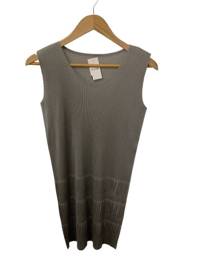 商品画像：光沢細プリーツチュニック/3/ポリエステル/SLV/fk881/シルバー 1