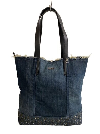 商品画像：スタッズトートバッグ/デニム/IDG⑨/インディゴ 1