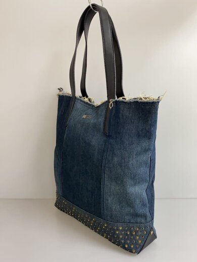 商品画像：スタッズトートバッグ/デニム/IDG⑨/インディゴ 2