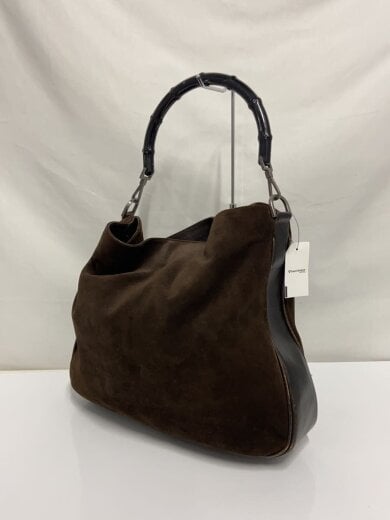 商品画像：バンブーショルダーバッグ/スウェード/BRW/001.1577.2123 2