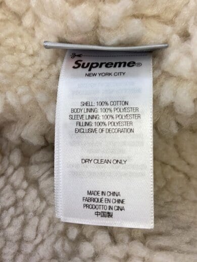 商品画像：25FW/Faux Shearling Lined Bomber Jacket/S/コットン/BLU 4