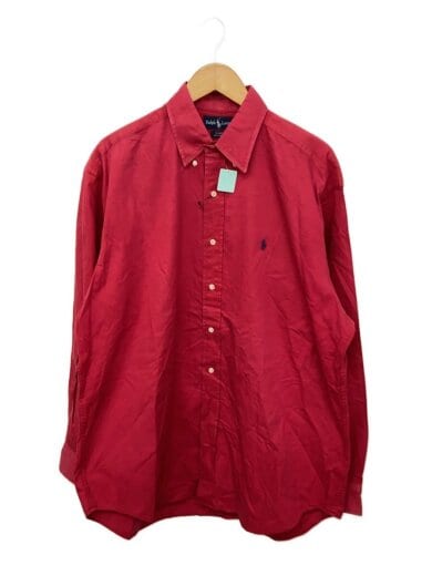 商品画像：blair/長袖シャツ/L/コットン/RED/無地 1