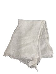 大判ストール/リネン/WHT/レディース/ホワイト