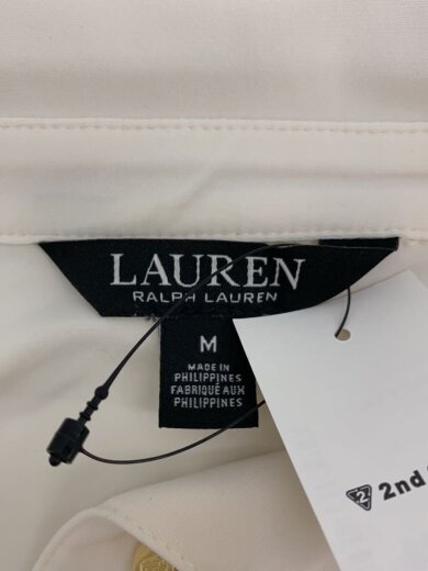 商品画像：ゴールドボタン長袖シャツ/M/ポリエステル/CRM⑥/クリーム// 3