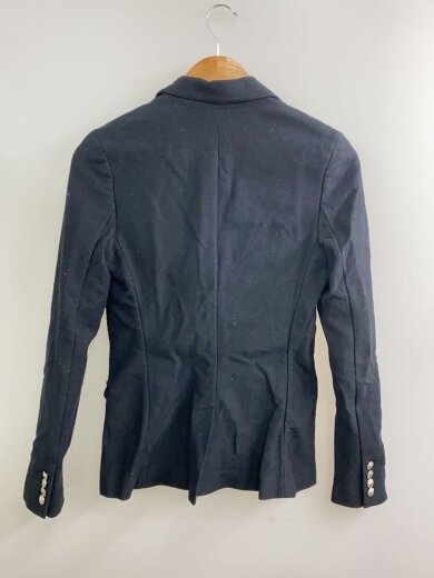 商品画像：胸ワイヤーエンブレム/シルバーボタン/テーラードジャケット/2/ウール/BLK②/ブラック// 2