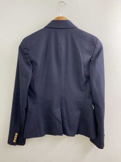 商品画像：胸ワイヤーエンブレム/ゴールドボタンテーラードジャケット/9/ウール/NVY③/ネイビー 2