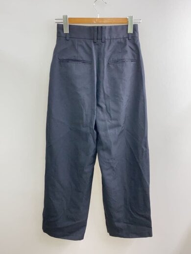 商品画像：ストレートパンツ/1/ウール/BLK/無地/7032043/ブラック 2