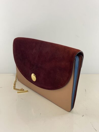 商品画像：クラッチバッグ/スウェード/BRW// 2