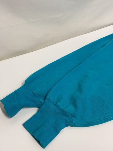 商品画像：90s/REVERSE WEAVE/USA製/スウェット/L/コットン/BLU/無地/正面シミ有 6