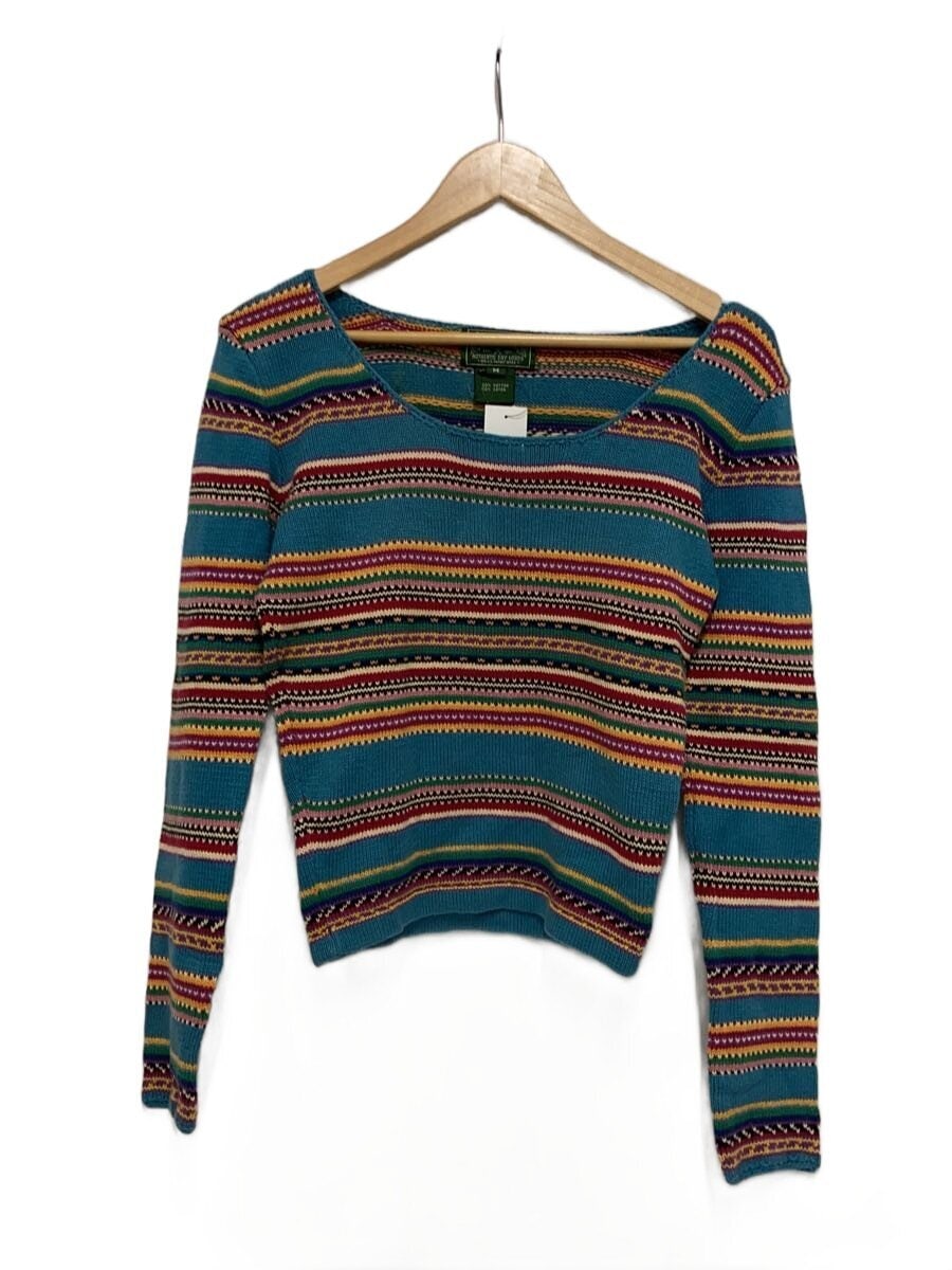 RALPH LAUREN / トップス/M/コットン/BLU/総柄