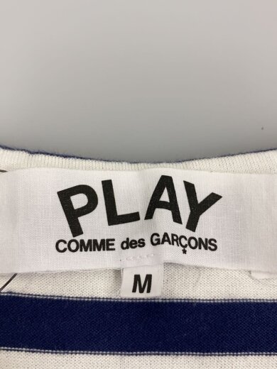 商品画像：長袖Tシャツ/M/コットン/NVY/ボーダー/AZ-T010/使用感有 3