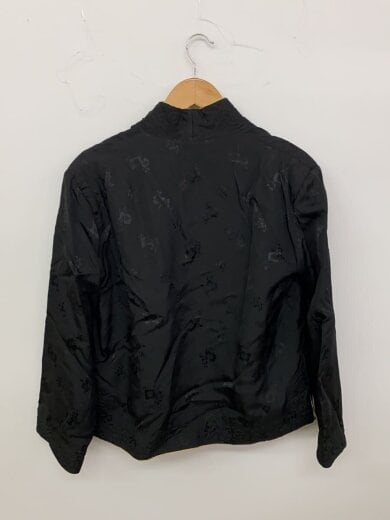 商品画像：チャイナジャケット/リバーシブル/ジャケット/M/レーヨン/BLK/無地 2