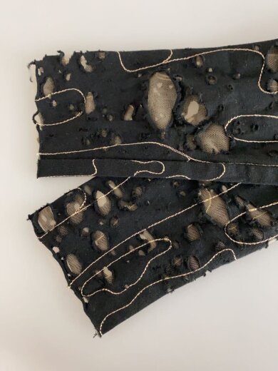 商品画像：SIMONNE トップ/カーディガン(薄手)/S/コットン/BLK/A14645 5