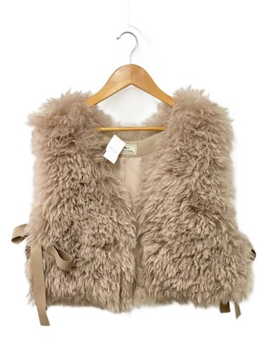 商品画像：ベスト/36/ポリエステル/BEG 1