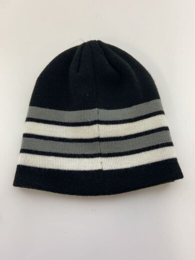 商品画像：Skullcap Basic Striped /ニットキャップ/--/アクリル/BLK/メンズ 2