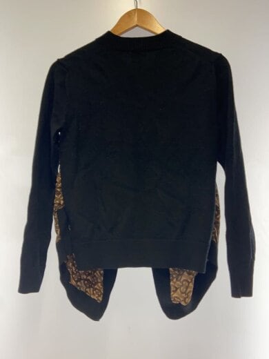 商品画像：TBモノグラムレイヤーニット/カーディガン(薄手)/XS/ウール/BLK/8023834 2