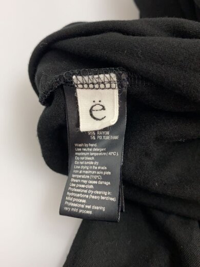 商品画像：BIO TOP/Rayon Jersey bare jumpsuit/0/レーヨン/BLK/無地/EEY-04010 4