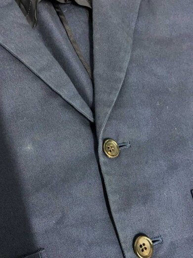 画像：COMME des GARCONS HOMME90s/テーラードジャケット/S/コットン/NVY/無地/HJ-02011M/汚れ有8