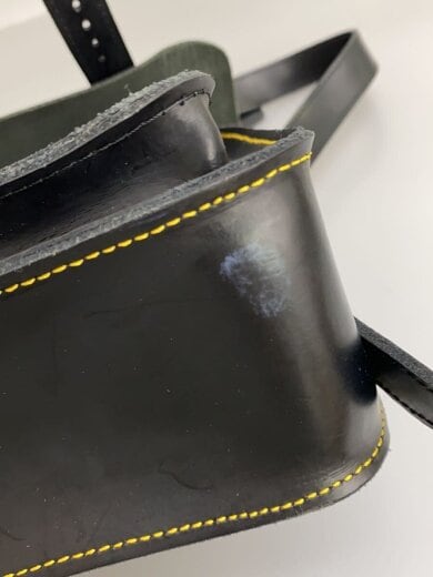 商品画像：ショルダーバッグ/レザー/BLK/傷・使用感有 8