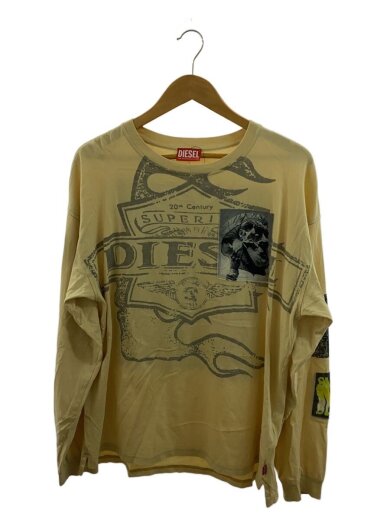 商品画像：長袖カットソー/L/コットン/BEG/総柄 1