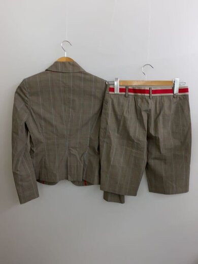 商品画像：3B/ショートパンツセットアップ/38/コットン/GRY/チェック/499994 2